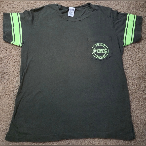 PINK Victoria's Secret Vintage Oversized Pocket Tee - Picture 1 of 5